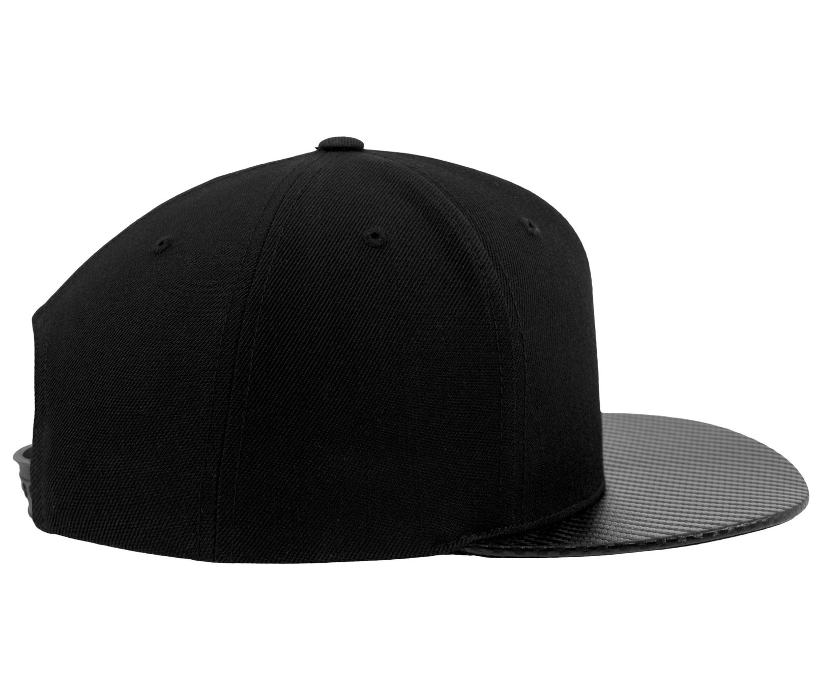Casquette snapback en carbone