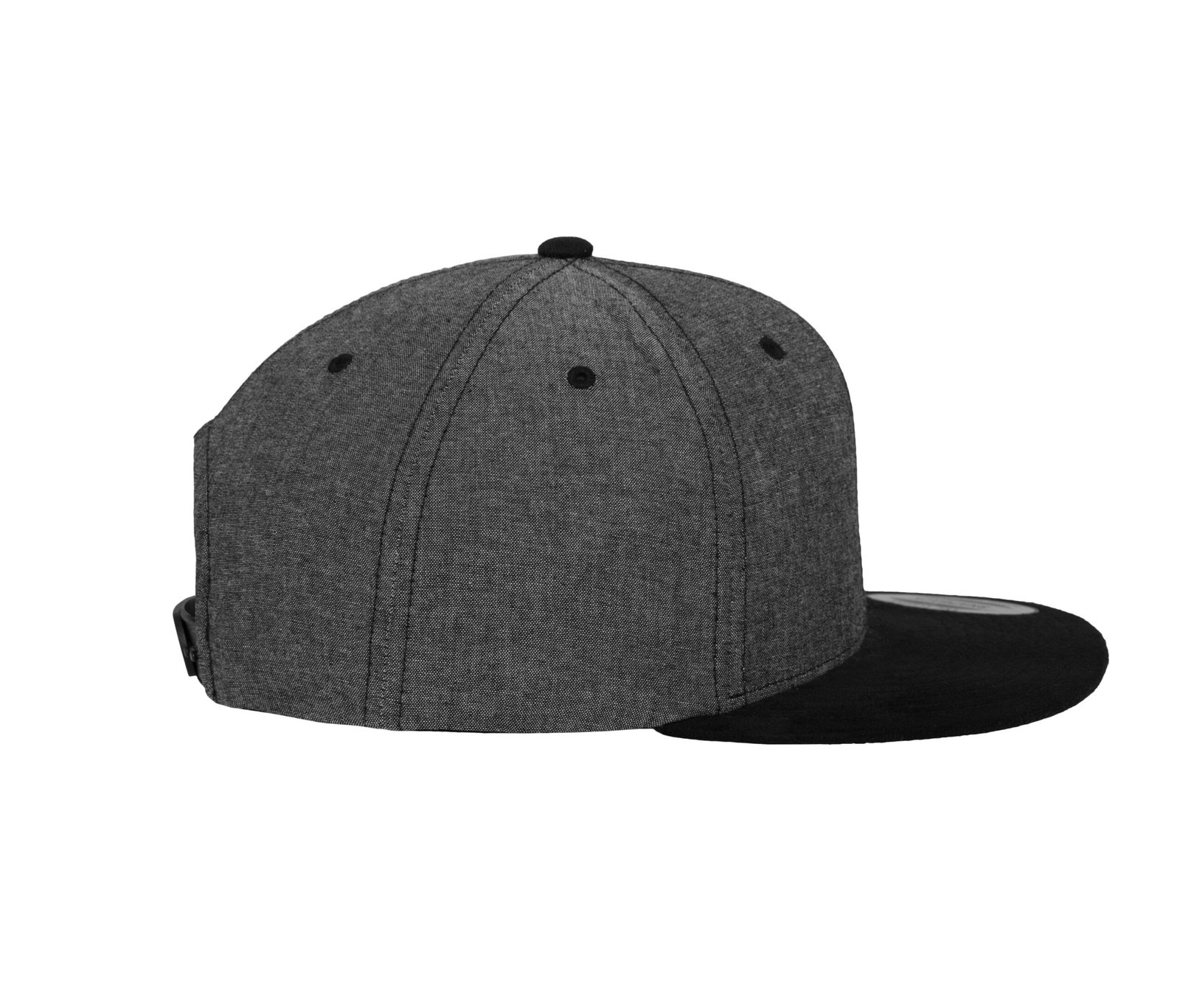 Casquette snapback toucher velours