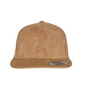 Casquette snapback toucher velours