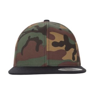 Casquette snapback style camo
