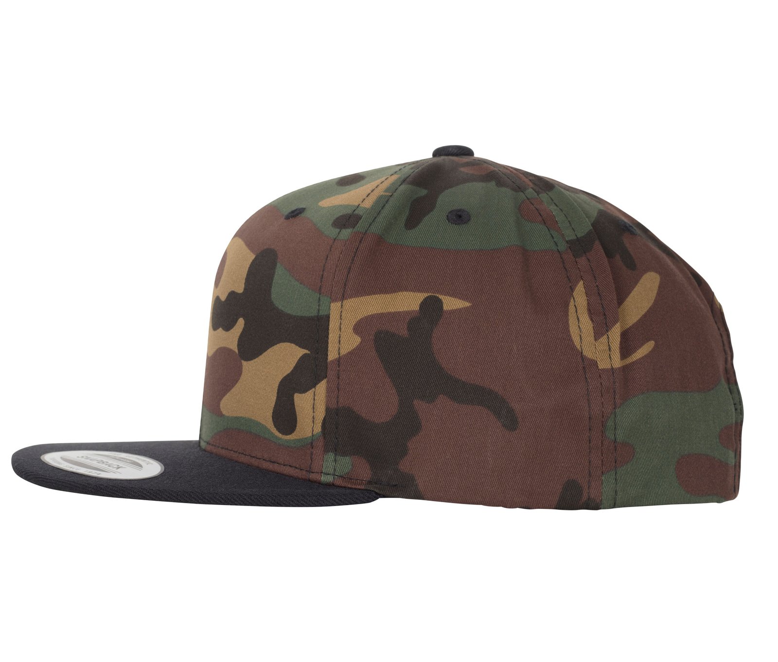 Casquette snapback style camo