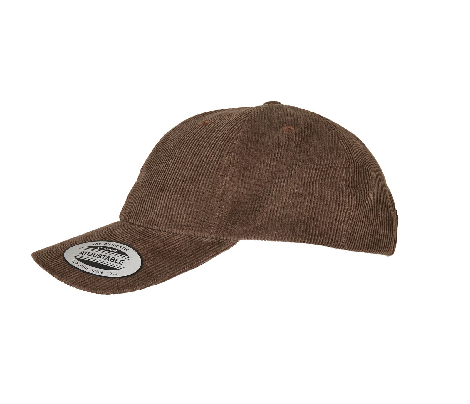 Casquette basse en Corduroy