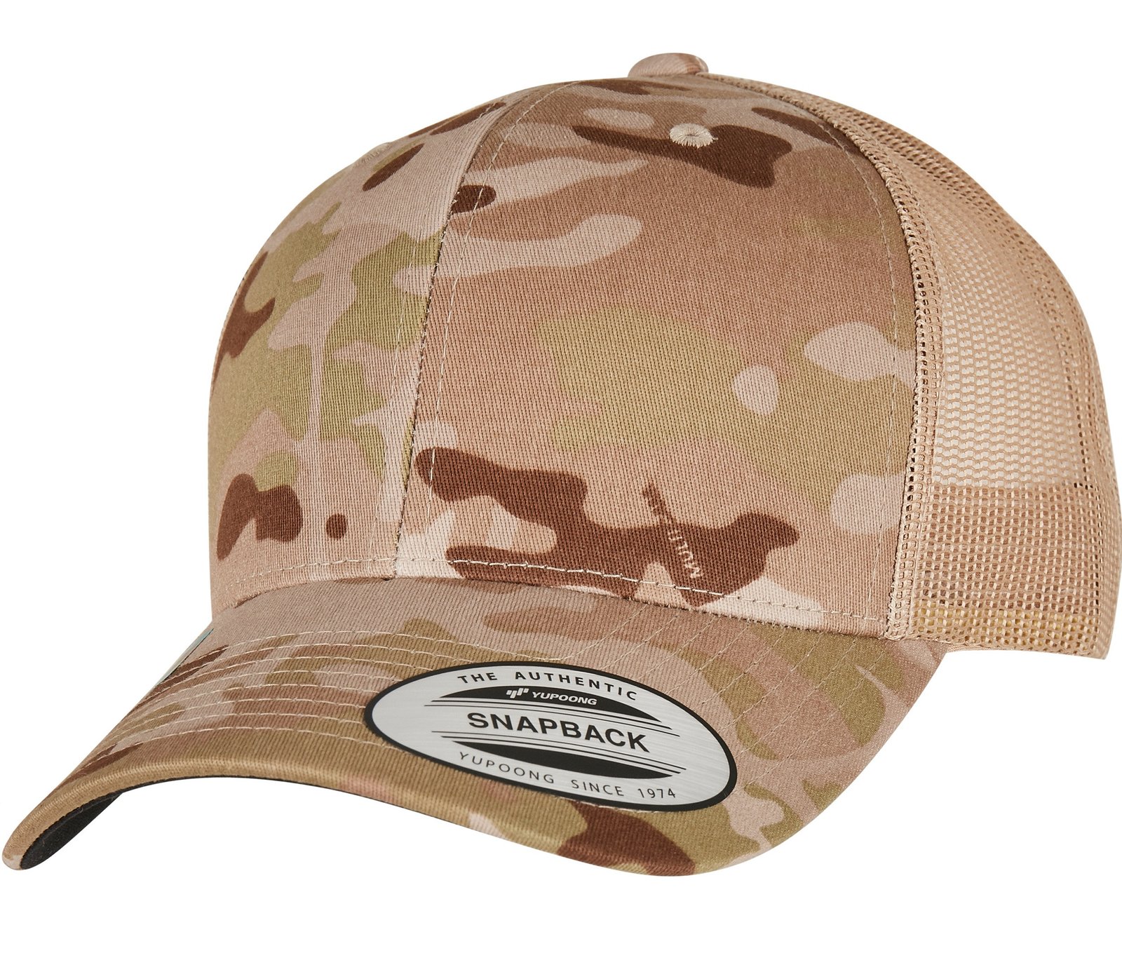 Casquette style trucker camouflage