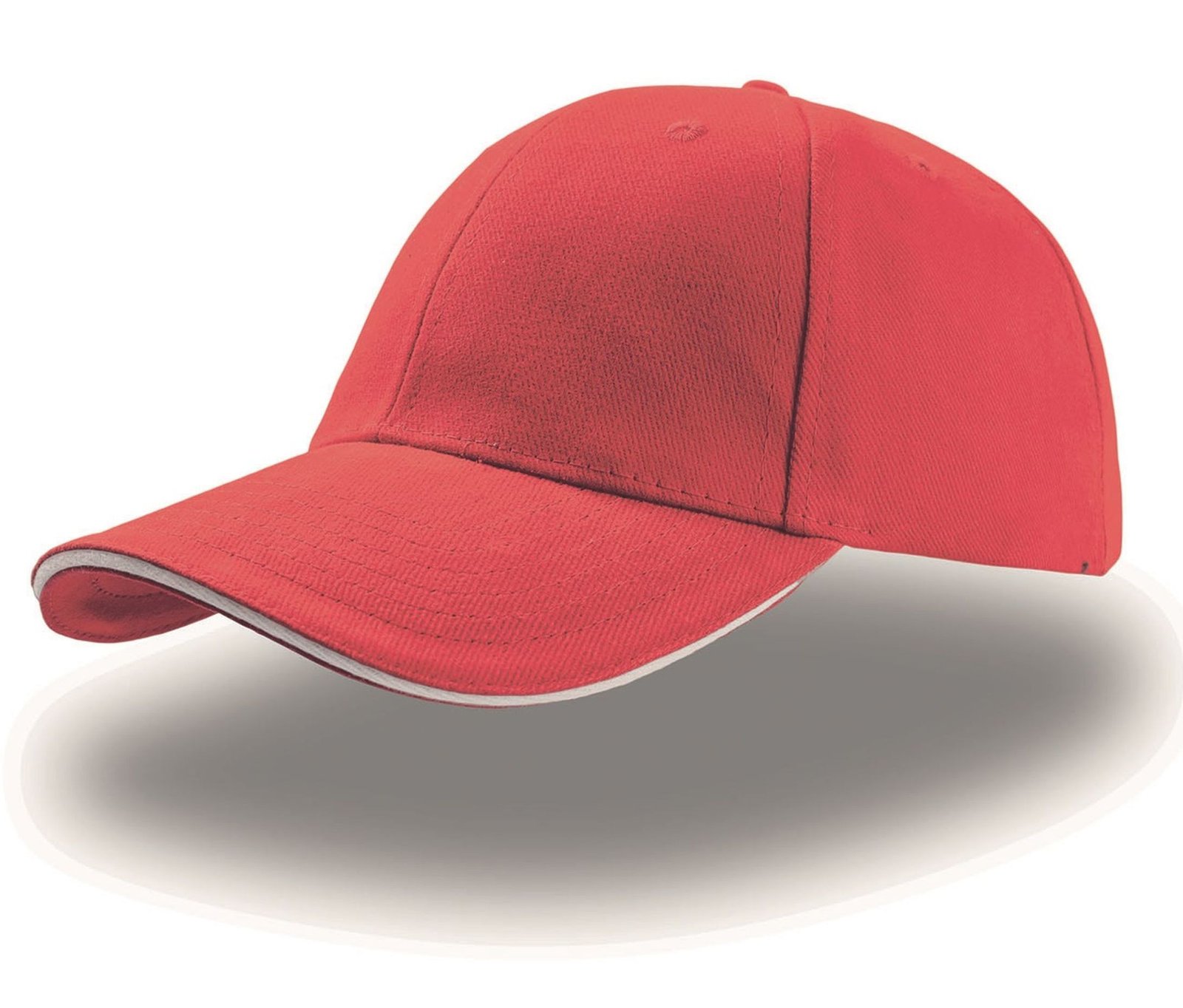 Casquette 6 pans sandwich – textile personnalisé