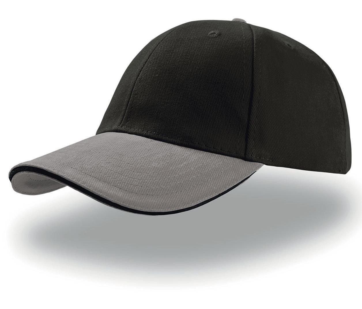 Casquette 6 pans sandwich – textile personnalisé