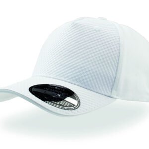 Casquette 5 pans effet nid d'abeille
