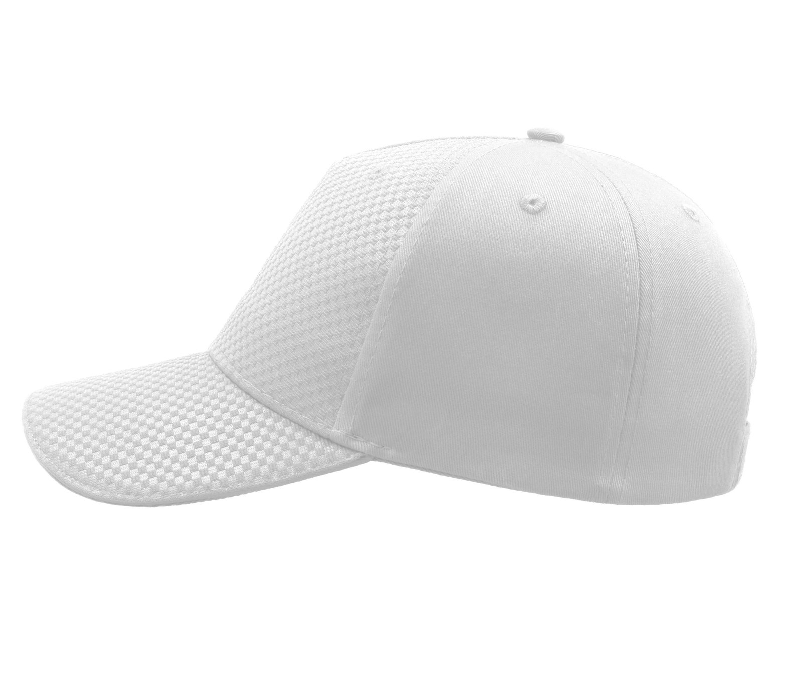 Casquette 5 pans effet nid d'abeille