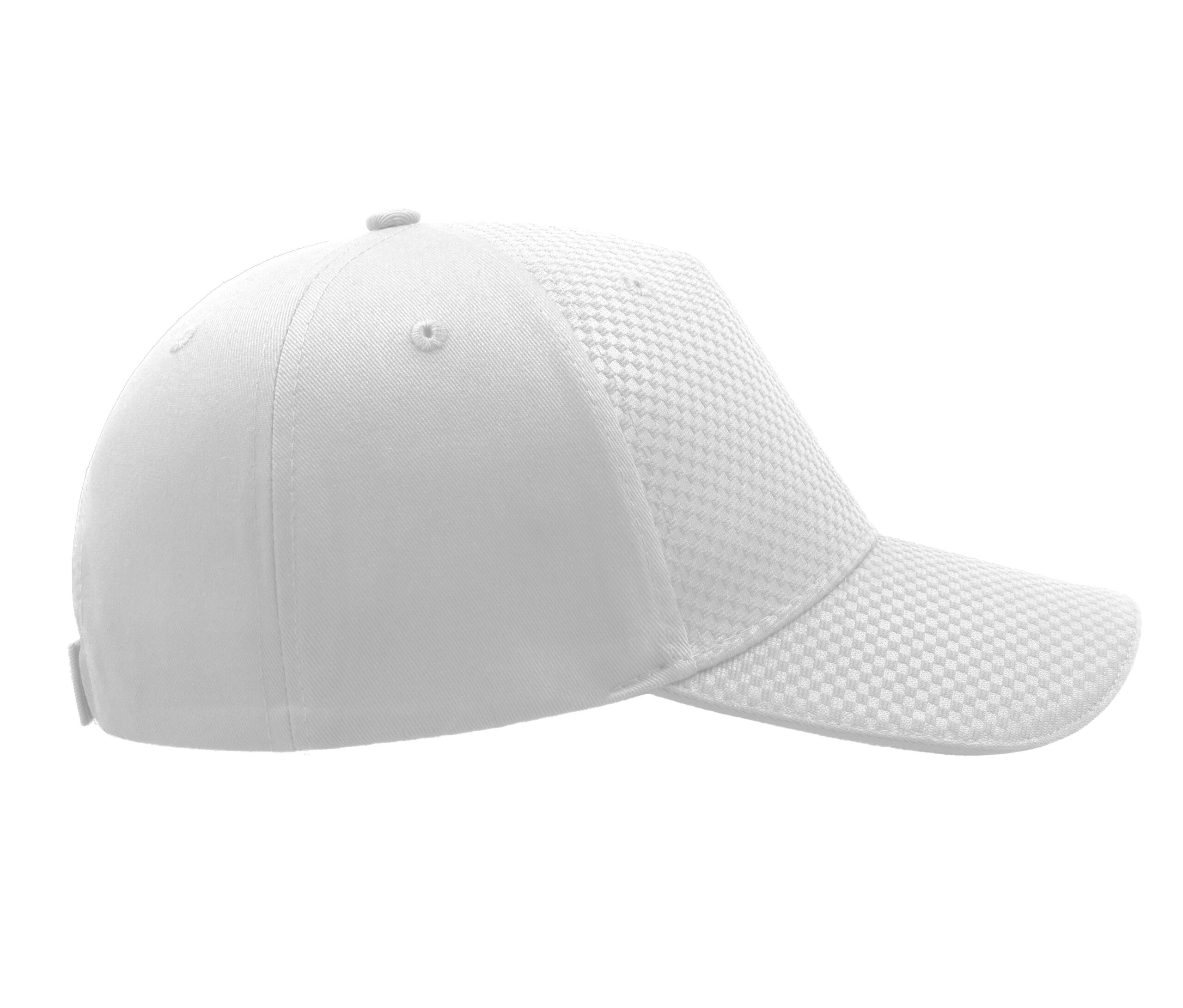 Casquette 5 pans effet nid d'abeille
