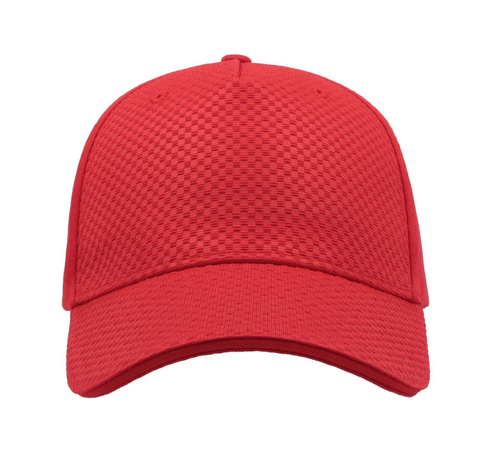 Casquette 5 pans effet nid d'abeille