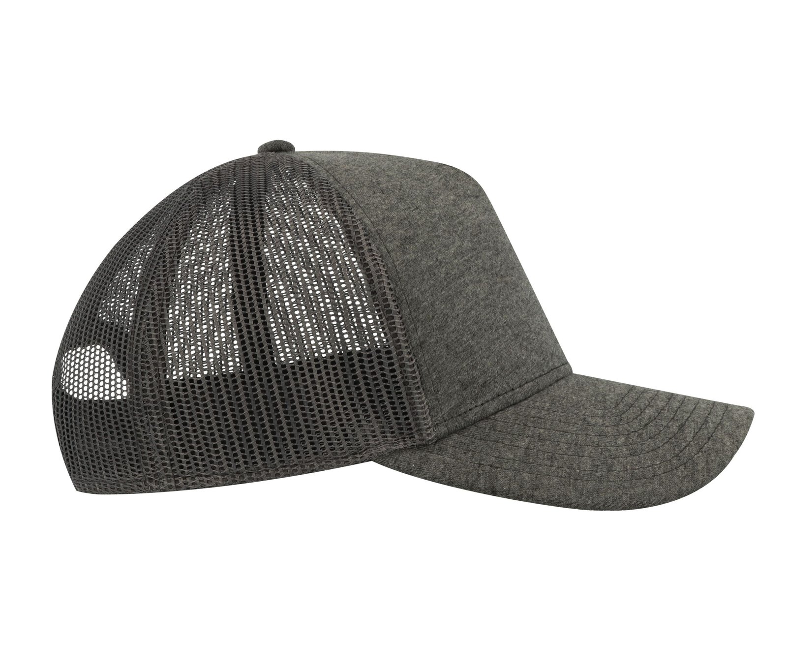 Casquette 5 pans style trucker en jersey