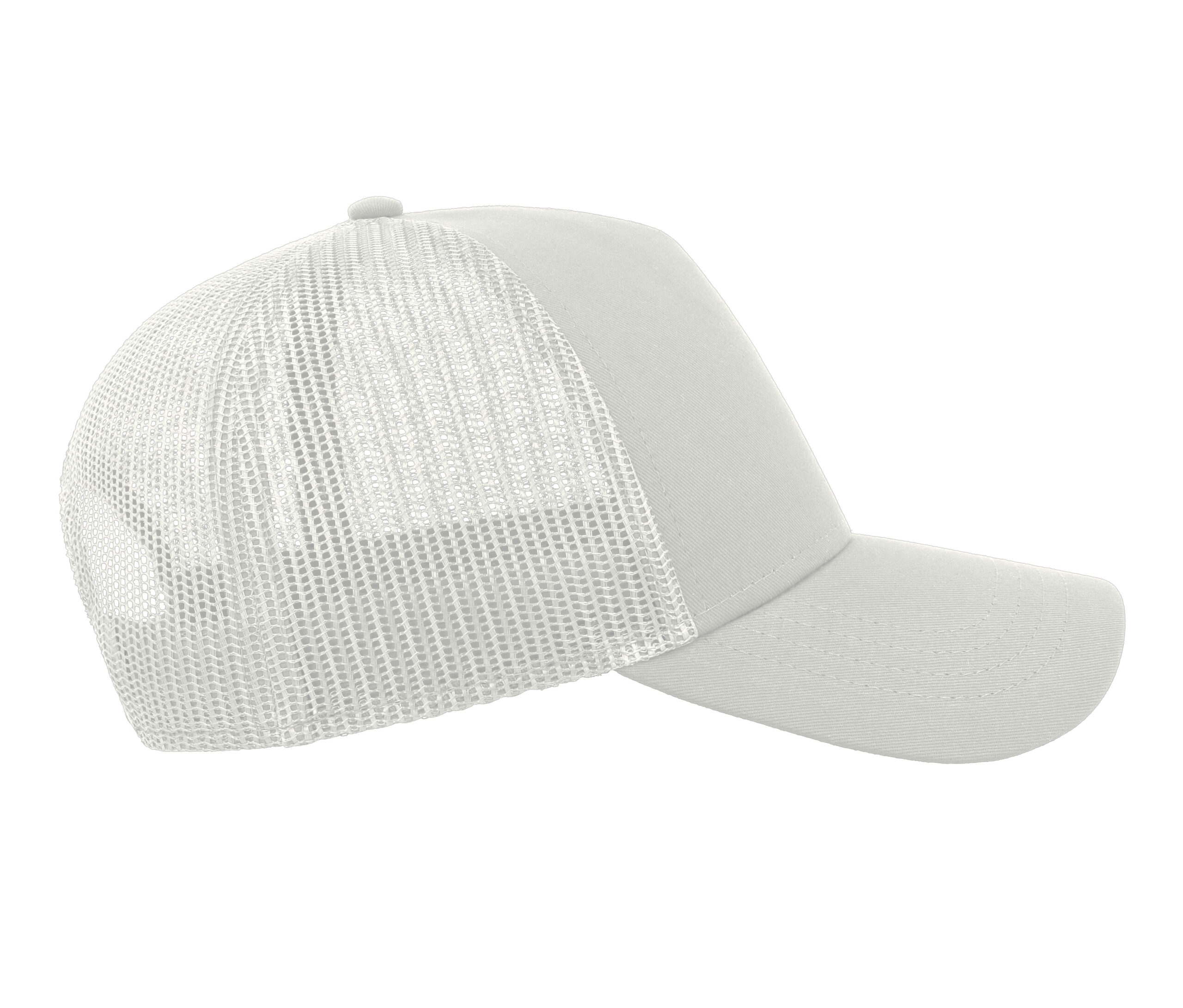 Casquette 5 pans style trucker en coton