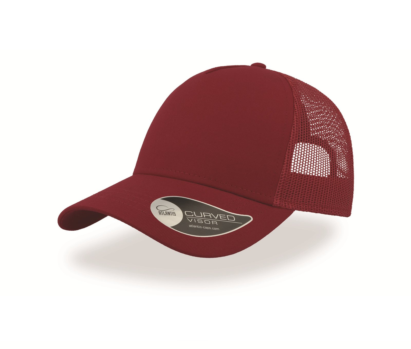 Casquette 5 pans style trucker en coton