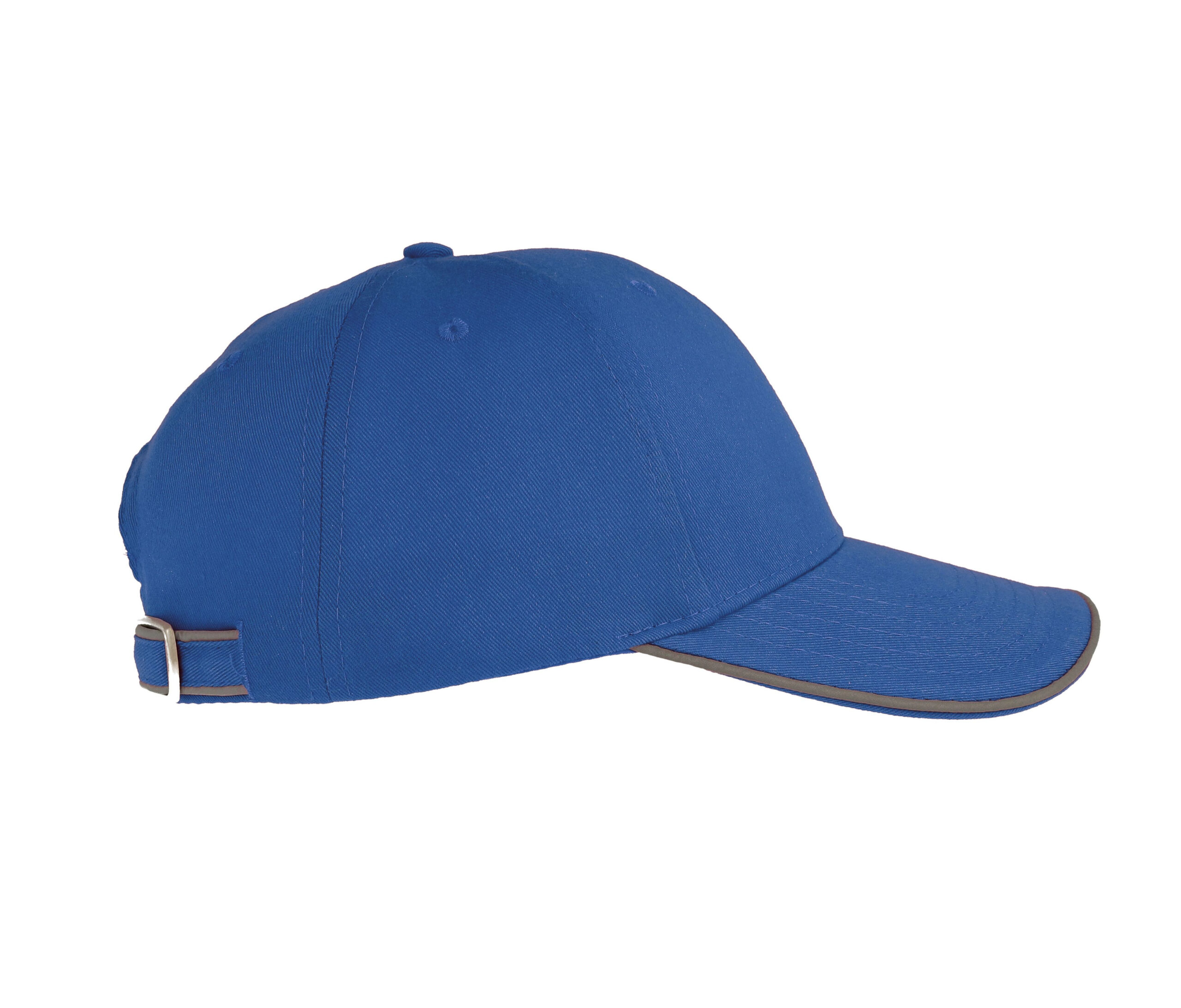 Casquette 6 pans piping réfléchissant