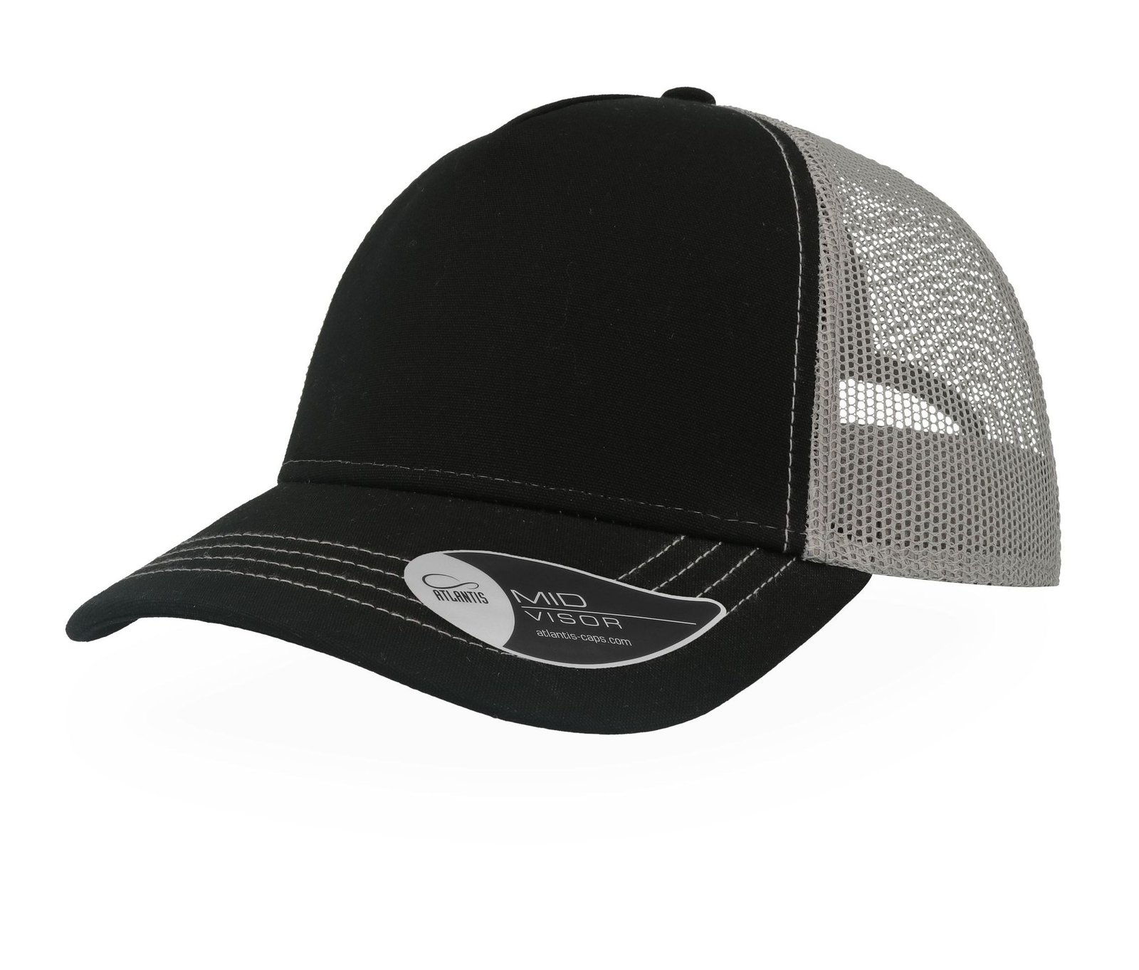 Casquette Rapper en coton canvas