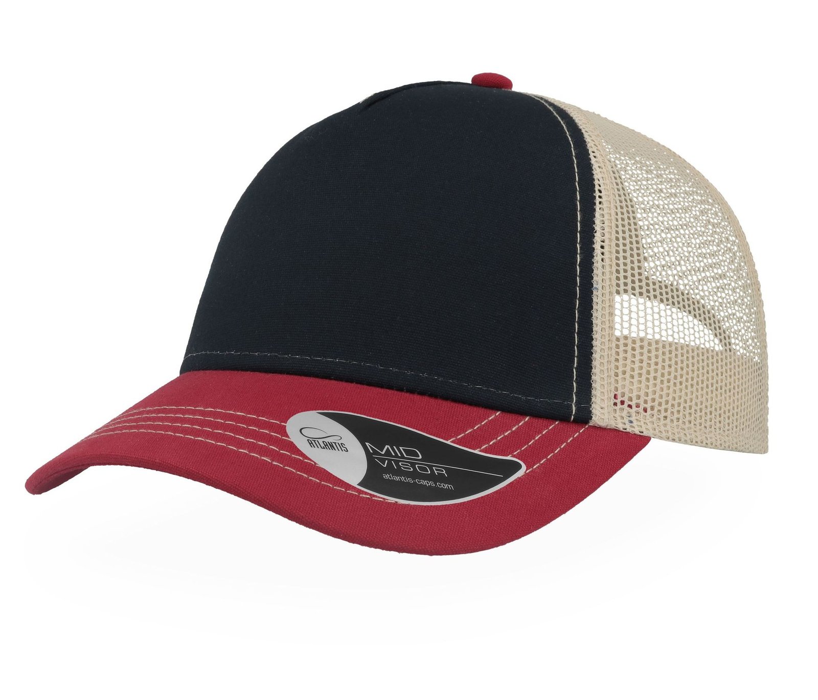 Casquette Rapper en coton canvas