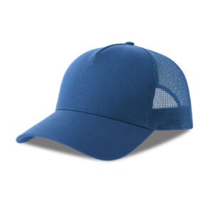Casquette 5 pans style trucker en coton