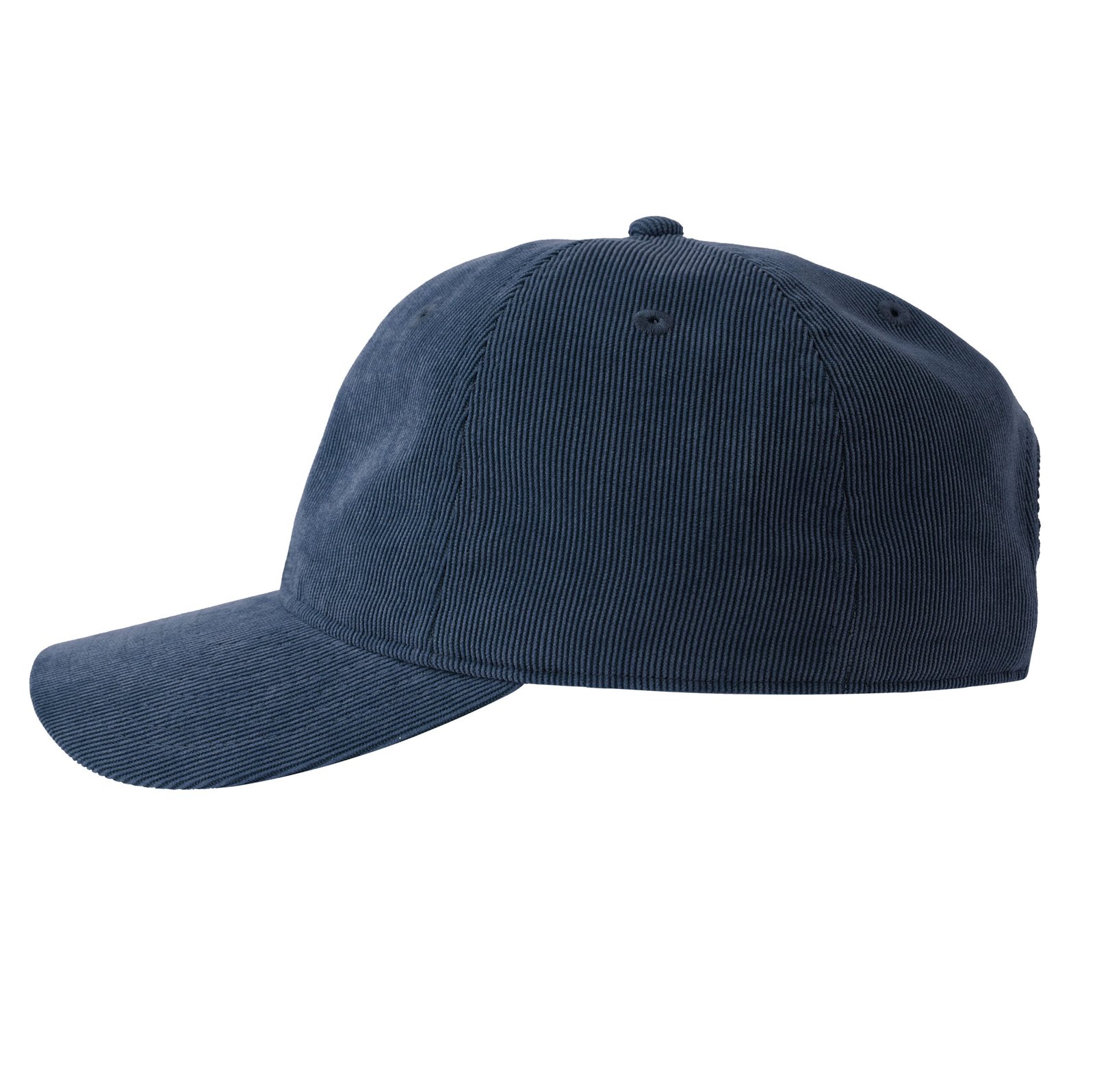 Casquette aspect velours côtelé fin