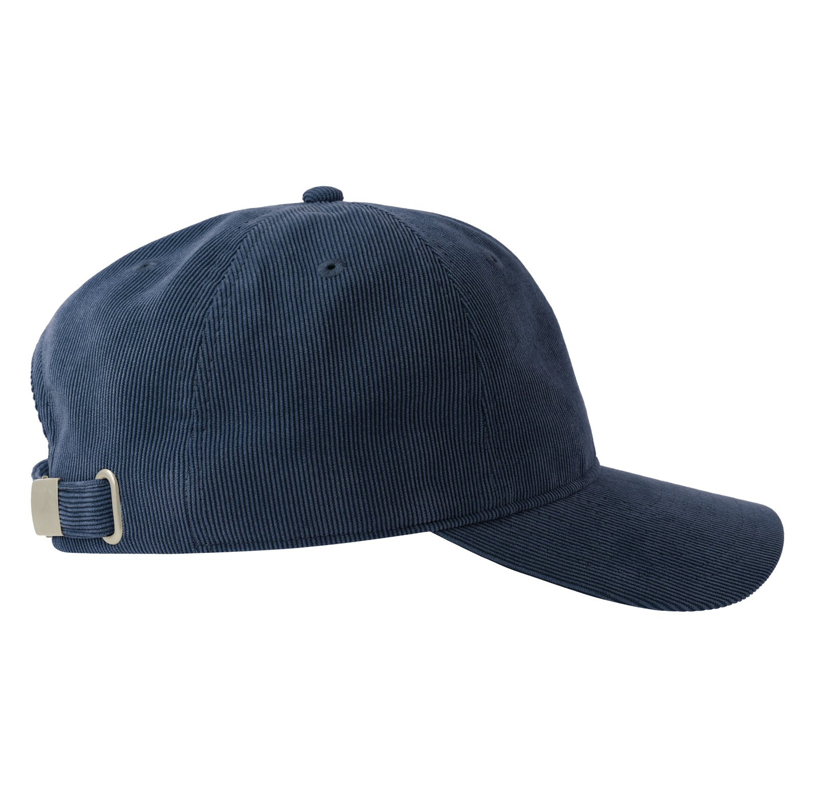 Casquette aspect velours côtelé fin