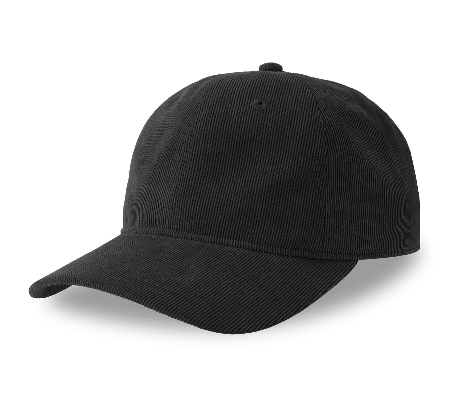 Casquette aspect velours côtelé fin