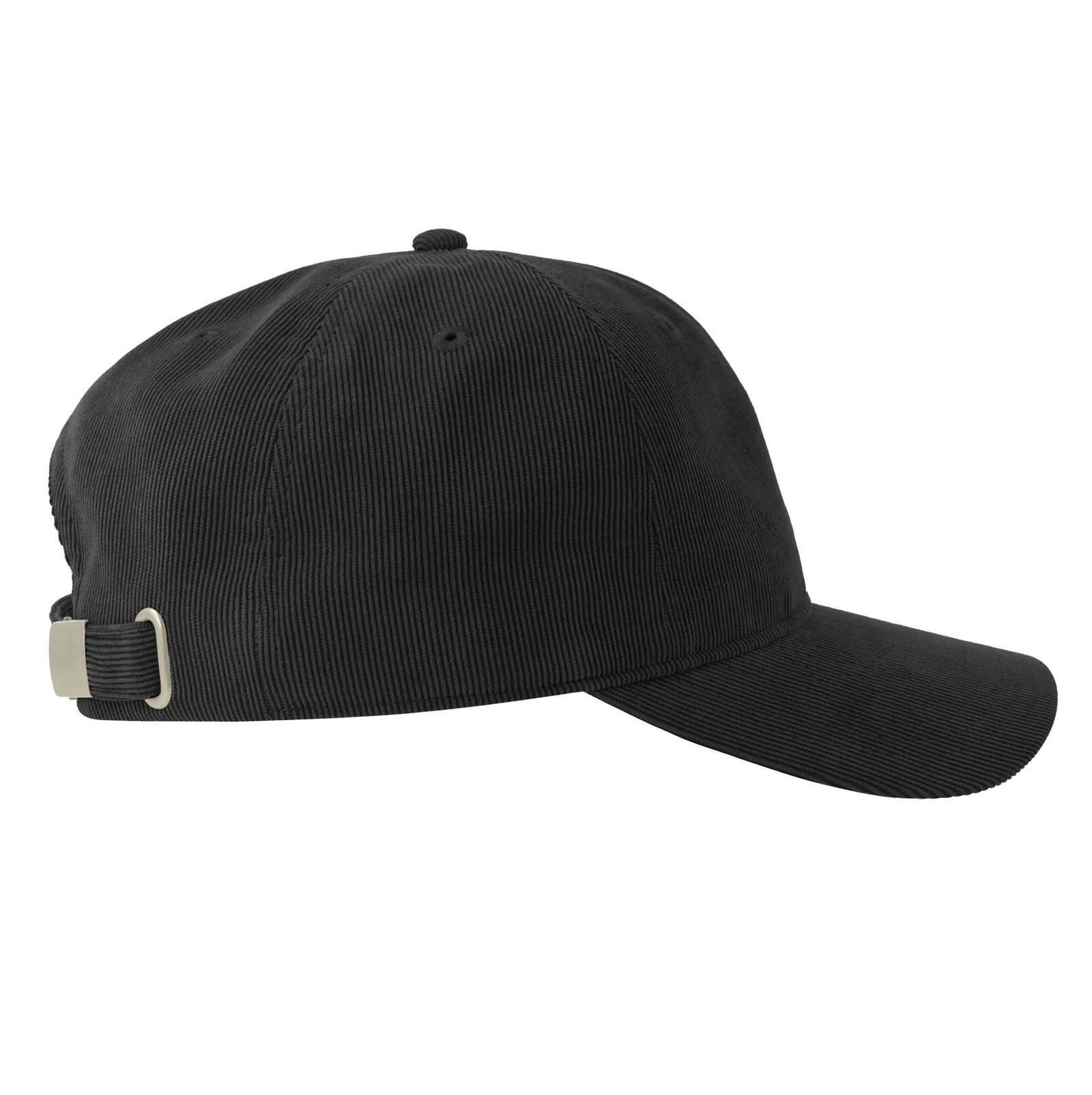 Casquette aspect velours côtelé fin