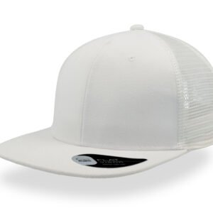 Casquette visière plate style trucker