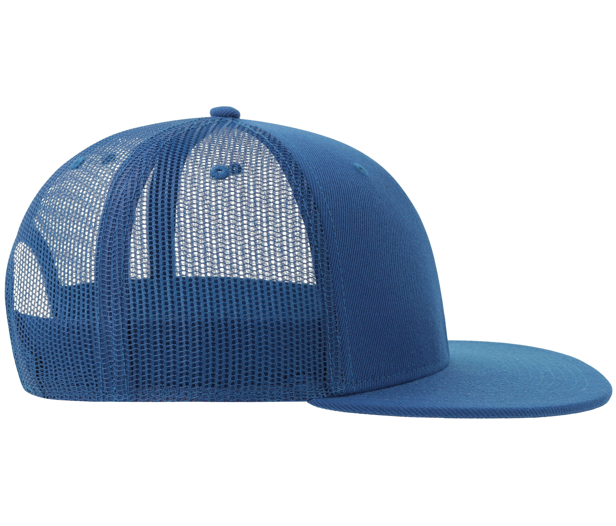 Casquette visière plate style trucker