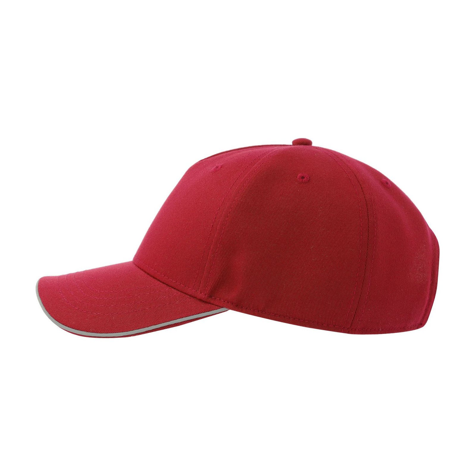 Casquette 5 pans liseré réfléchissant