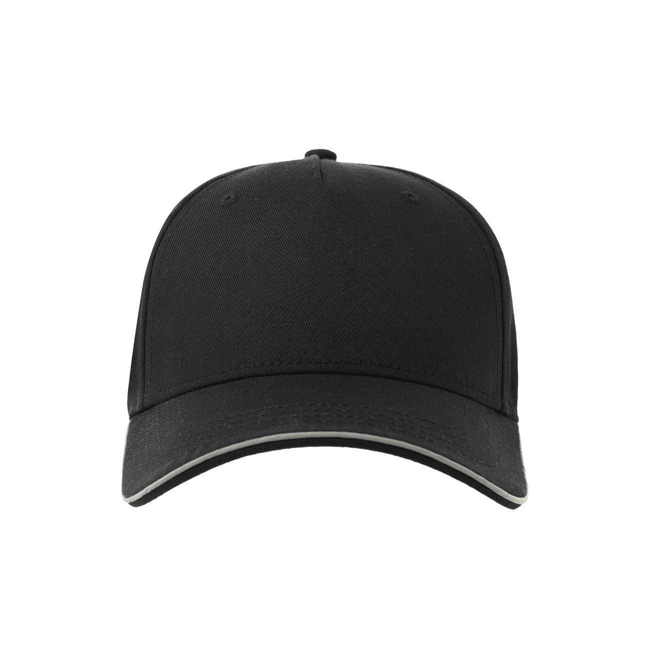 Casquette 5 pans liseré réfléchissant