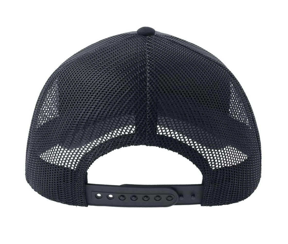 Casquette style trucker en faux daim