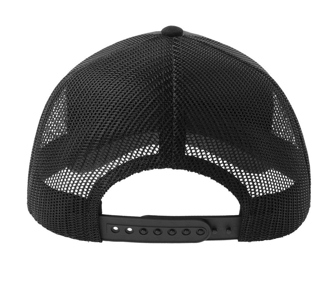 Casquette style trucker en faux daim