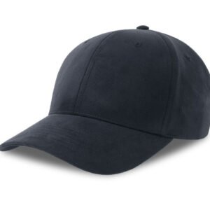 Casquette 6 pans en suédine