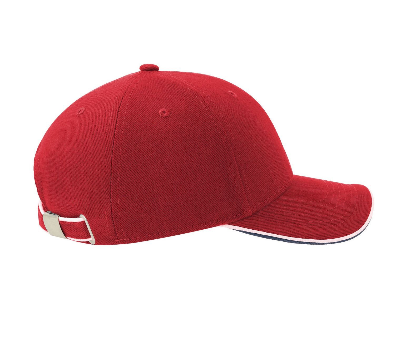 Casquette 6 pans contrastée