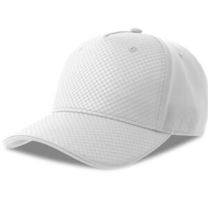 Casquette 5 pans effet nid d'abeille