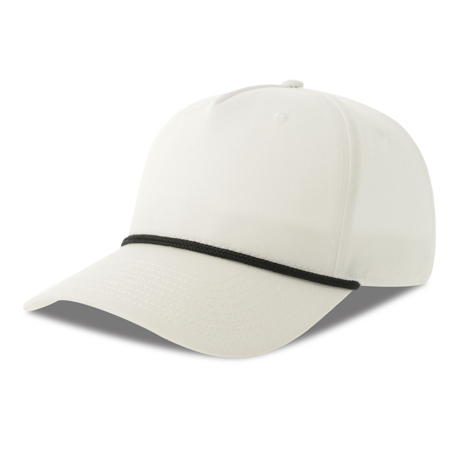 Casquette 5 pans avec liseré contrasté