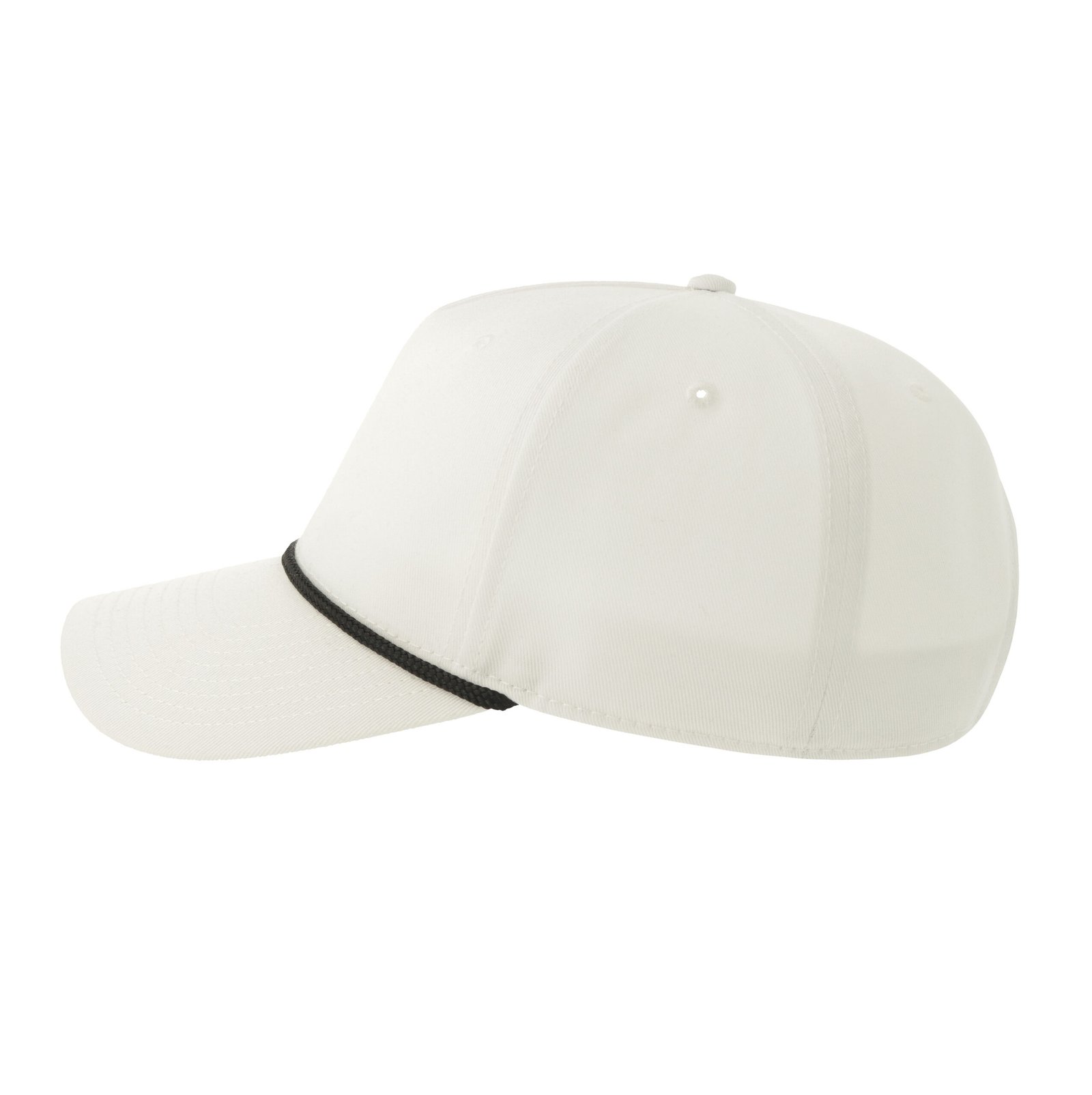 Casquette 5 pans avec liseré contrasté