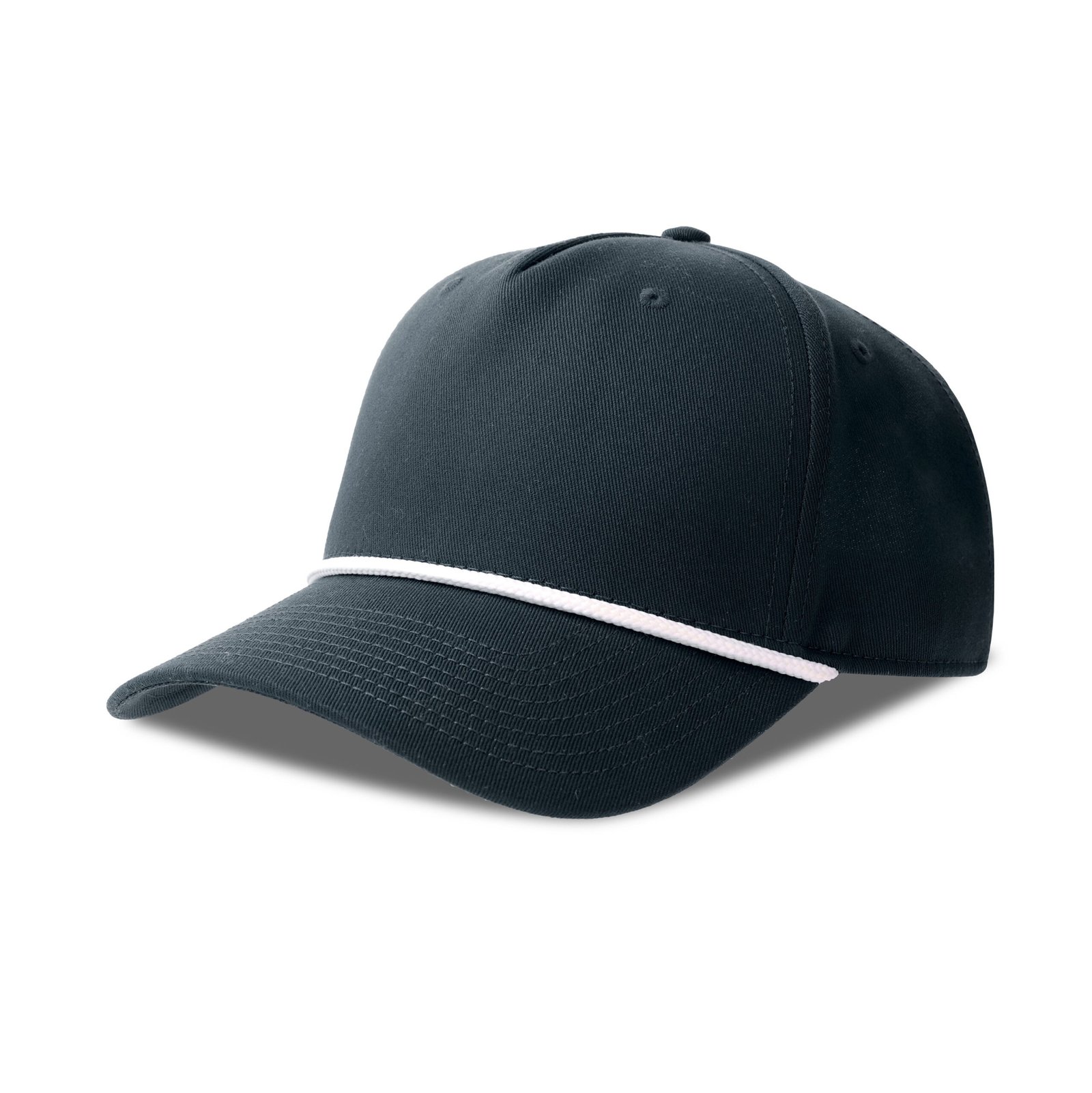 Casquette 5 pans avec liseré contrasté
