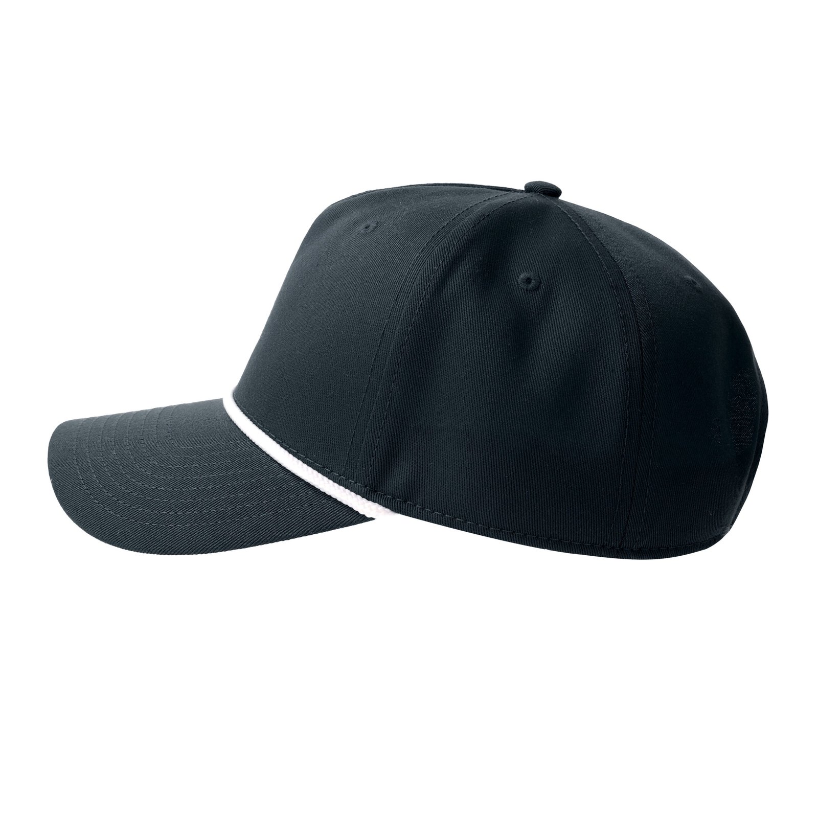 Casquette 5 pans avec liseré contrasté