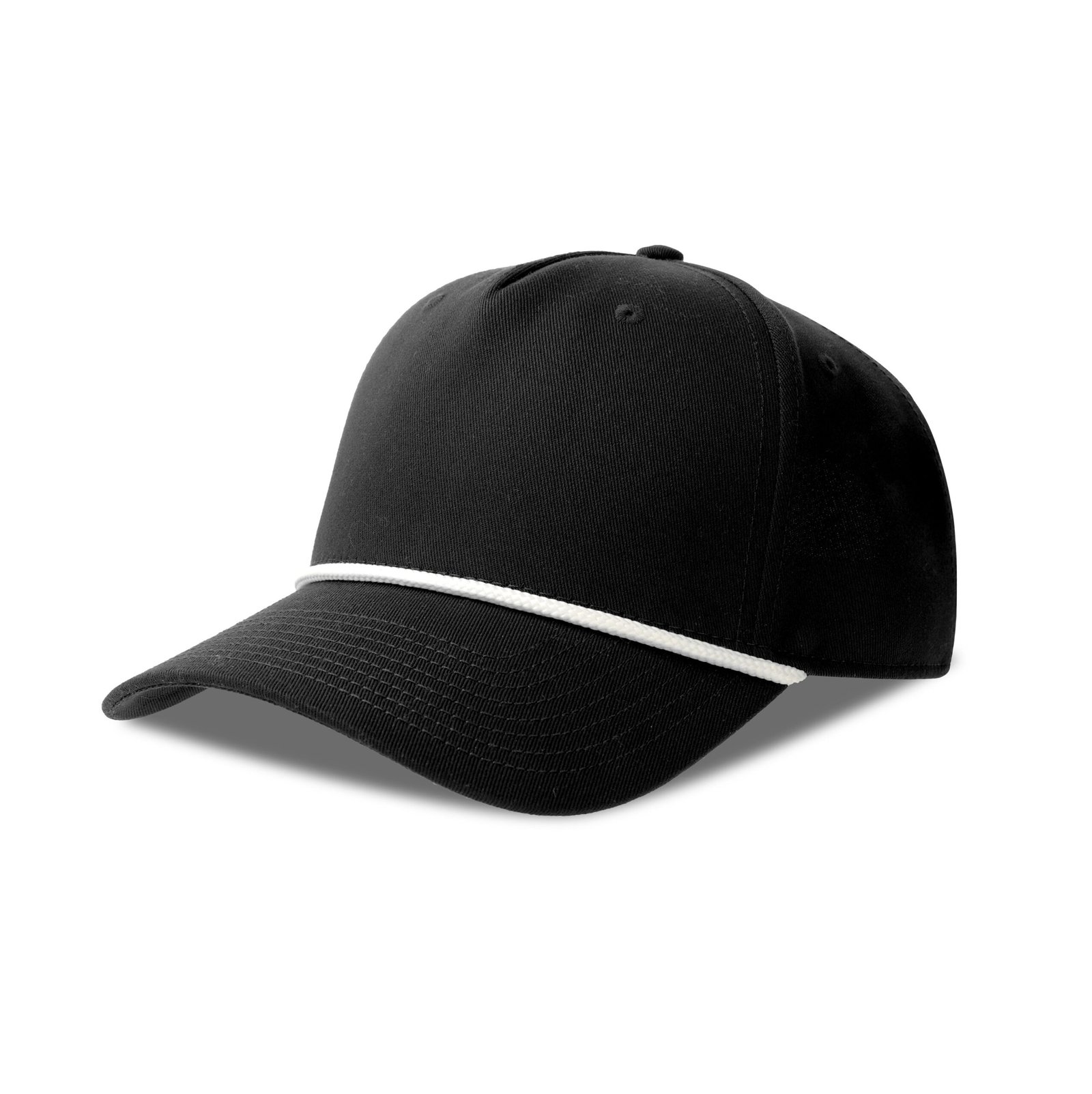 Casquette 5 pans avec liseré contrasté