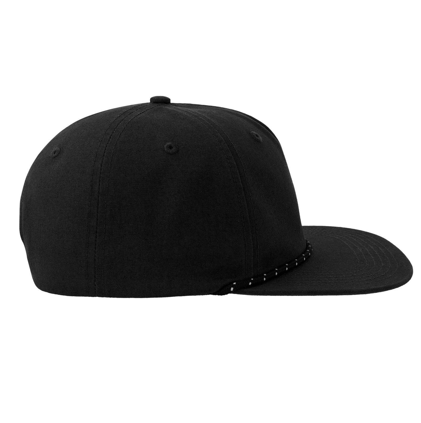Casquette visière plate avec liseré