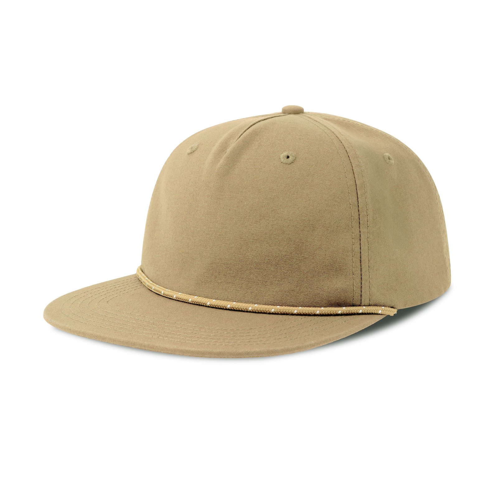 Casquette visière plate avec liseré