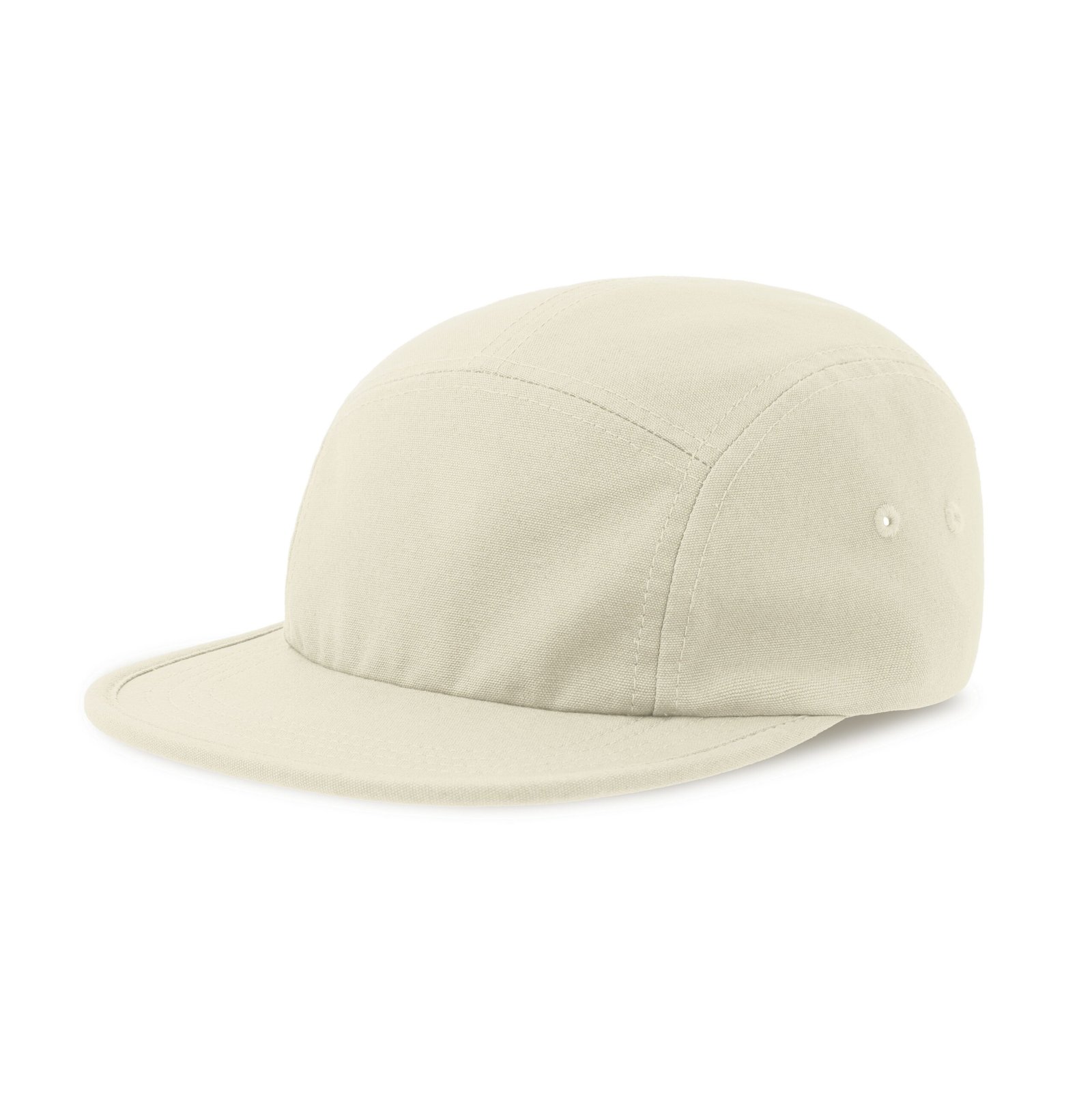 Casquette 5 pans visière plate effet délavé – textile personnalisé