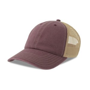 Casquette bicolore 6 pans style vintage – casquette personnalisée