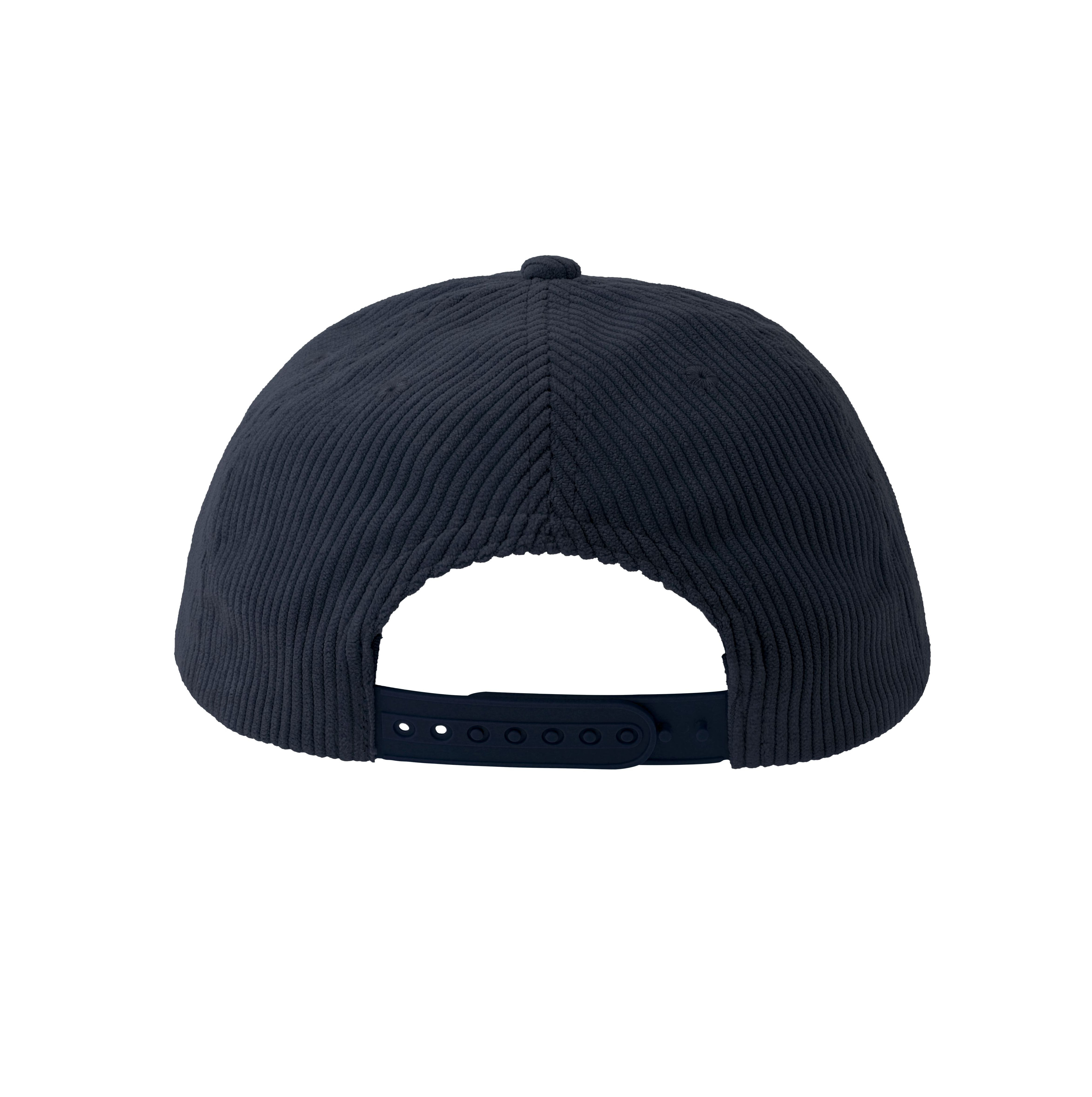 Casquette 5 pans en velours côtelé