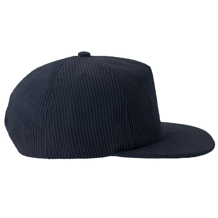 Casquette 5 pans en velours côtelé – textile personnalisé