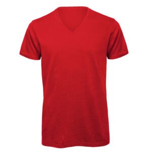 Tee-shirt homme col V en coton bio