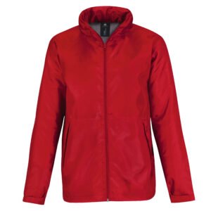 Veste coupe-vent doublée micropolaire homme
