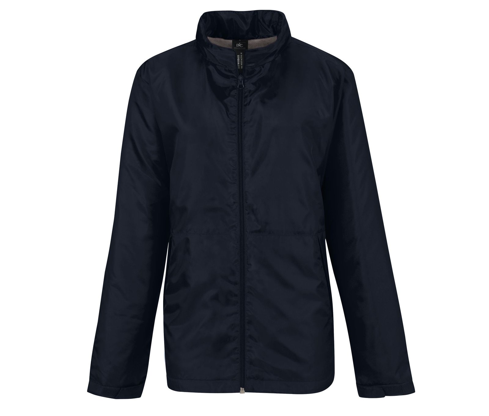 Veste coupe-vent doublée micropolaire femme