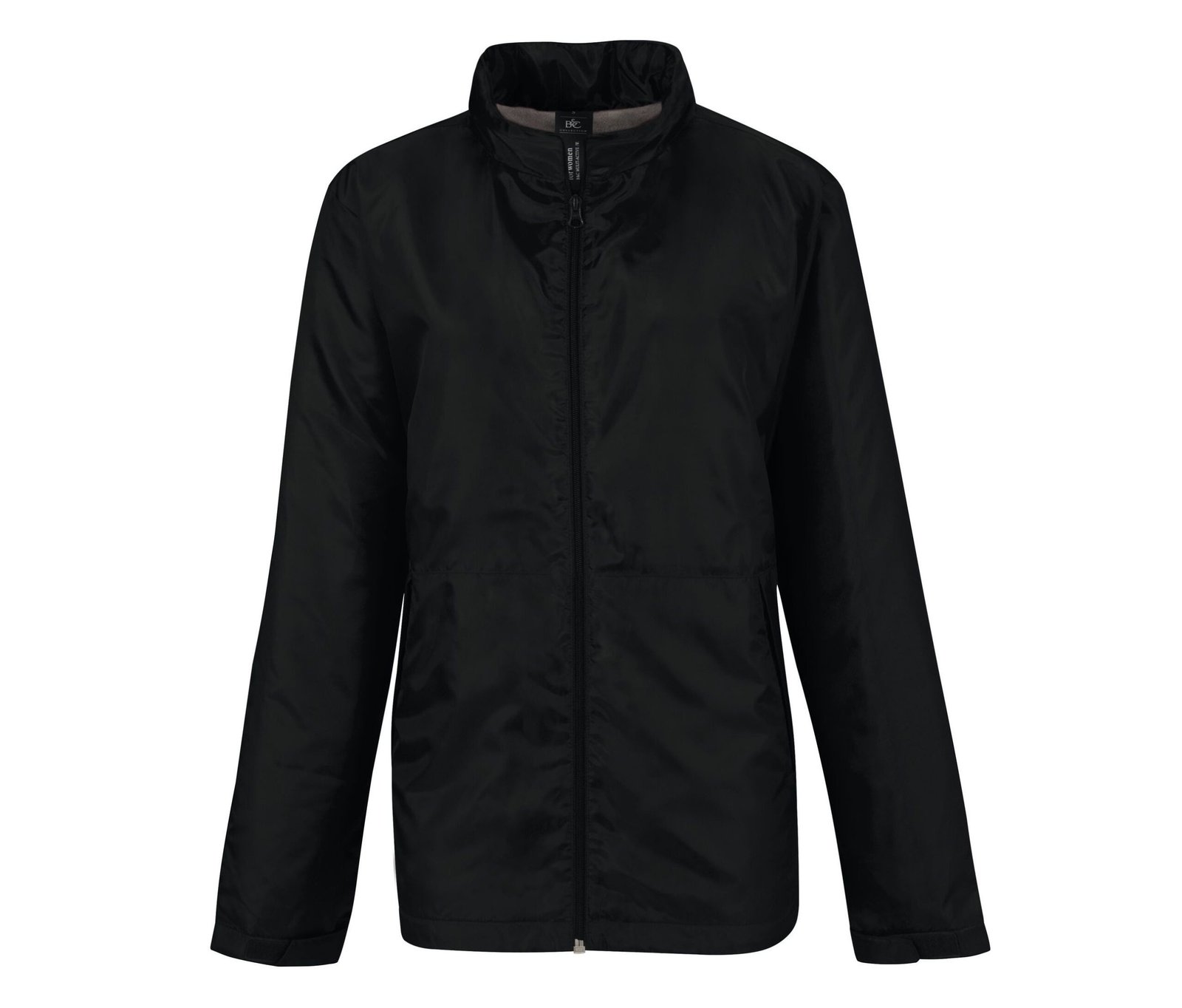 Veste coupe-vent doublée micropolaire femme