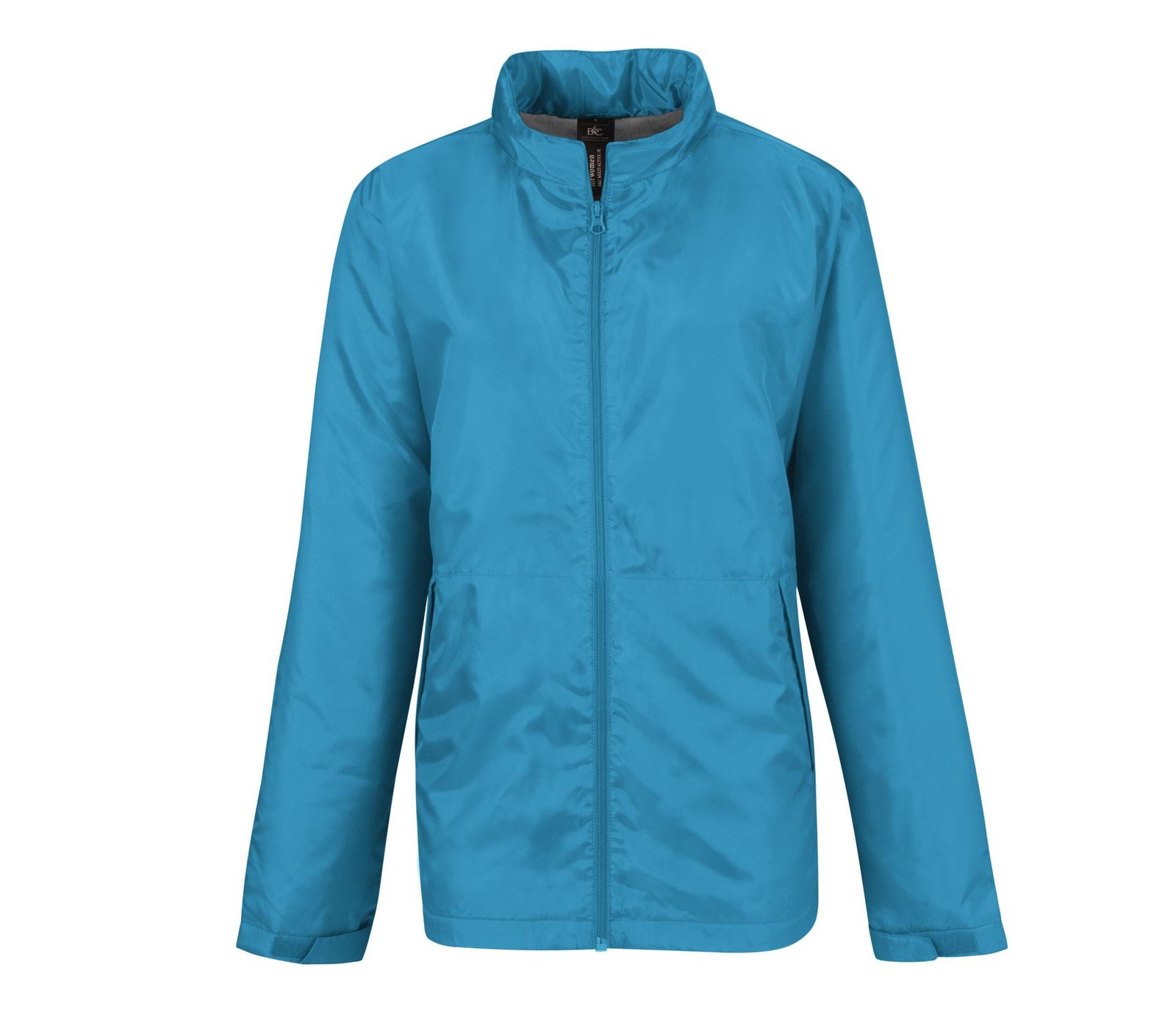 Veste coupe-vent doublée micropolaire femme