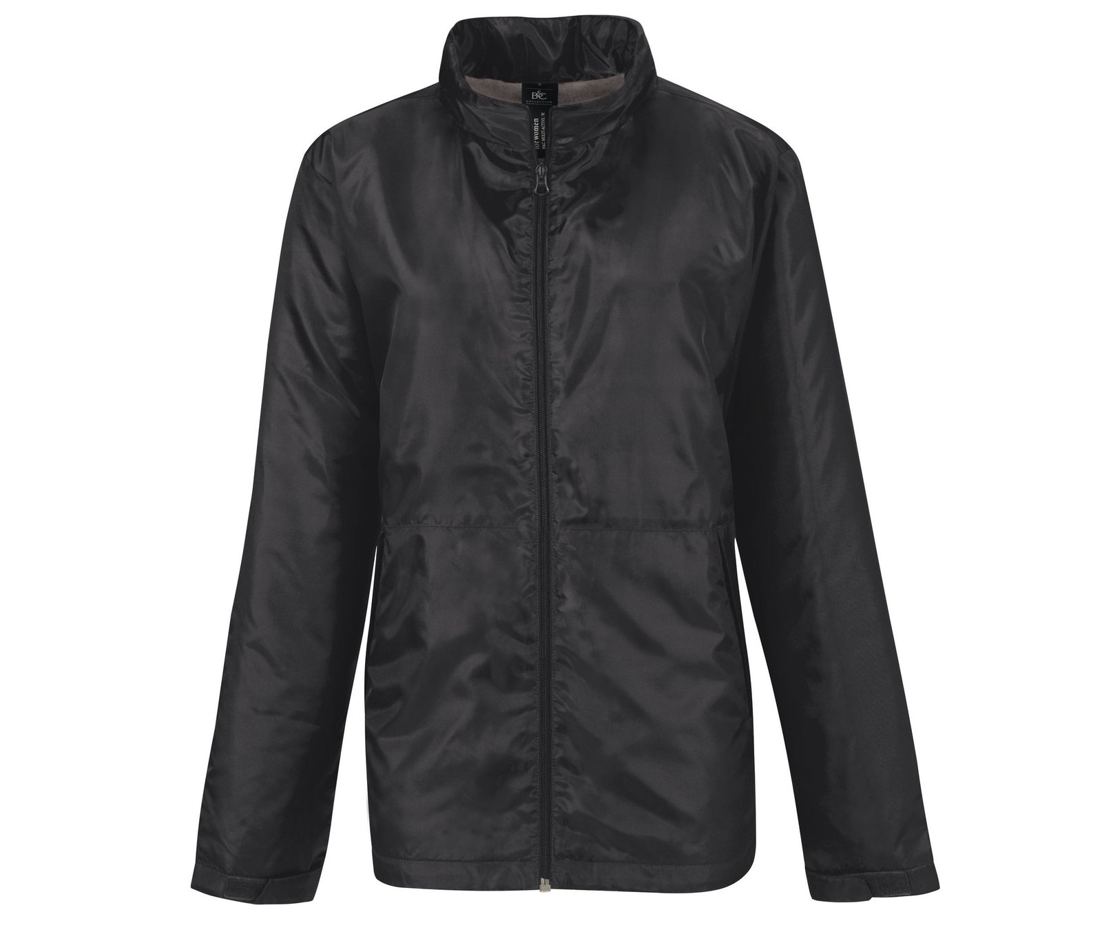 Veste coupe-vent doublée micropolaire femme